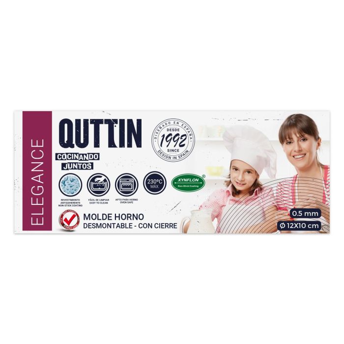 Molde para horno Quttin 12x10 cm con cierre (12 Unidades) 8 Molde para horno Quttin 12x10 cm con cierre (12 Unidades) 8