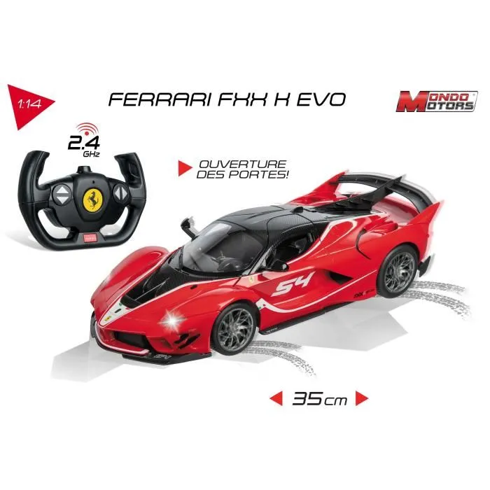 MONDO MOTORS Ferrari FXX K Evo R/C Coche Radiocontrolado 1:14 con Puertas que Abren y Faros Iluminados 2 MONDO MOTORS Ferrari FXX K Evo R/C Coche Radiocontrolado 1:14 con Puertas que Abren y Faros Iluminados 2