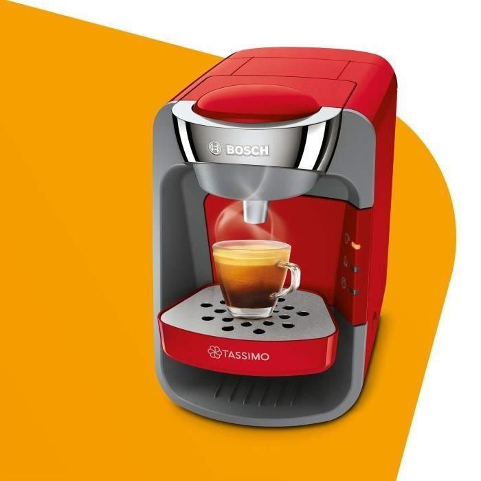Cafetera BOSCH Tassimo Suny TAS32 Multi-Drink - Rojo amapola 5 Cafetera BOSCH Tassimo Suny TAS32 Multi-Drink - Rojo amapola 5