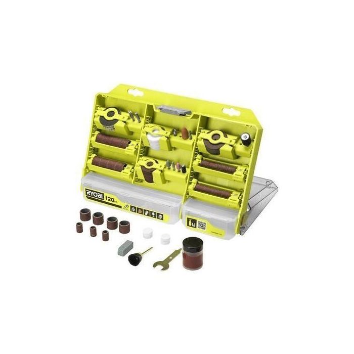 Caja RYOBI RAR800K-120 - 120 piezas multiusos