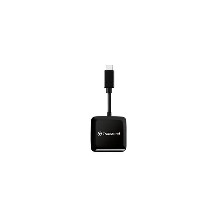 Transcend TS-RDC3 Lector de Tarjetas SD/microSD USB 3.2 Tipo C Negro 1 Transcend TS-RDC3 Lector de Tarjetas SD/microSD USB 3.2 Tipo C Negro 1