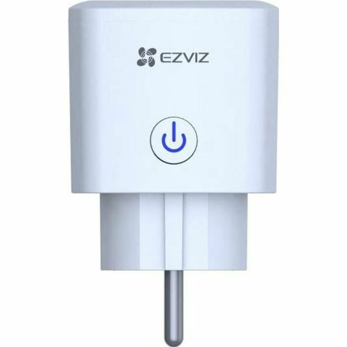 Ezviz Enchufe Inteligente T30 Compatible con Google Home y Alexa Control por Voz y App Wi-Fi 2.4GHz Ahorro Energía