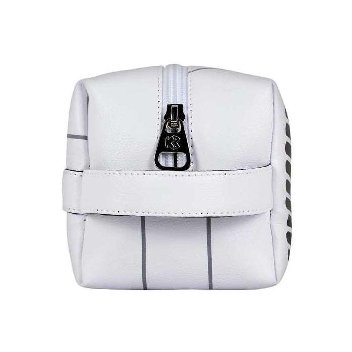 Karactermania Brick Plus Spaceship Neceser de Viaje con Compartimento con Cremallera, Forro Interior con Bolsillo y Asa Lateral, Blanco, 12x25x10 cm 8