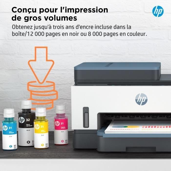 Impresora multifunción a color HP Smart Tank 7306 con tanque de tinta 5 Impresora multifunción a color HP Smart Tank 7306 con tanque de tinta 5