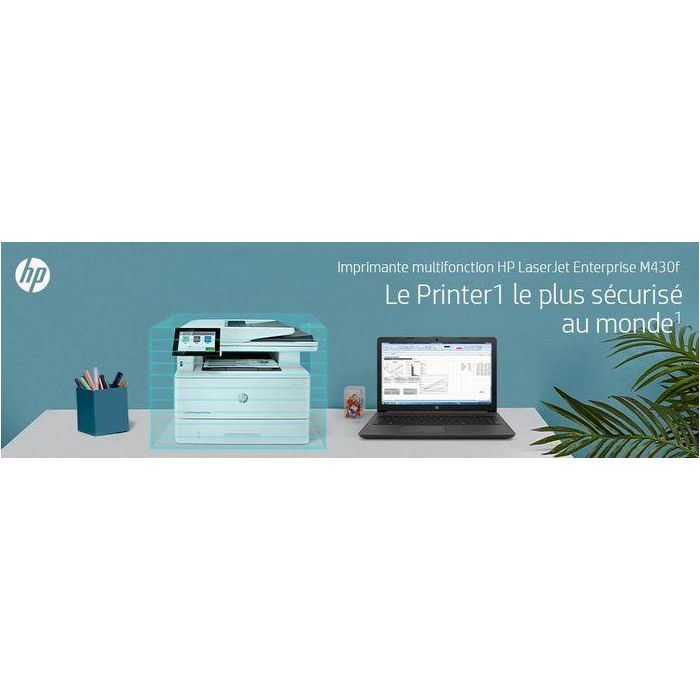 HP M430f LaserJet Enterprise MFP Impresora Multifunción Láser 63ppm, 600x600dpi, 2000MB RAM, Conexión USB, Pantalla LCD 4.3 pulgadas 22