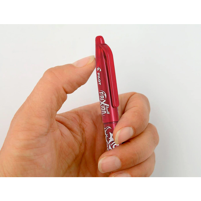 Pilot Bolígrafo Frixion Ball Borrable Roller 0,7 mm Punta Media Rojo en Blister 4