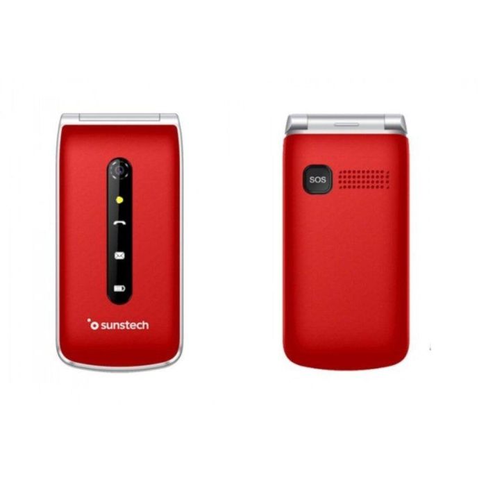 Teléfono Móvil para Mayores Sunstech CELT18RD Rojo 2,4" 1