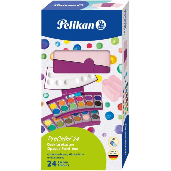 Pelikan Deckfarbk. ProColor 735PC/24 Beere/Rosa 24 Farben 1 Pelikan Deckfarbk. ProColor 735PC/24 Beere/Rosa 24 Farben 1