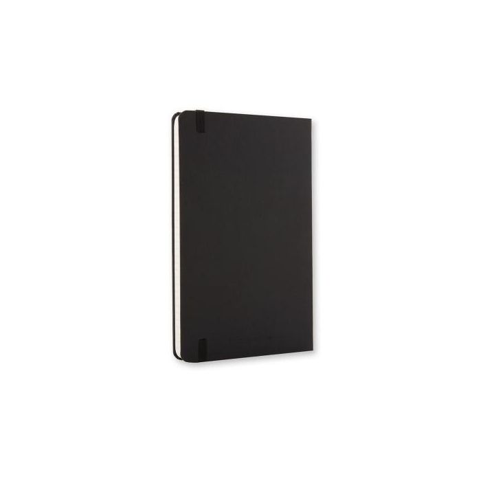Cuaderno Moleskine Clasico Tapa Dura 13X21 240H 70Gr. Cuadriculada Con Goma Negra 1