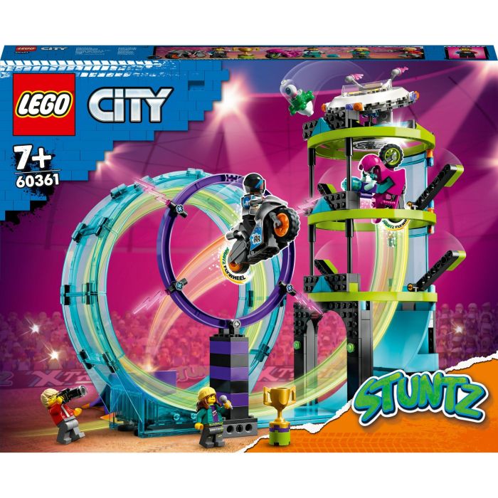 LEGO 60361 City Stuntz - El Desafío Final para Ciclistas de Cascadon, Juguete de Motocicleta para 1 o 2 Jugadores 0 LEGO 60361 City Stuntz - El Desafío Final para Ciclistas de Cascadon, Juguete de Motocicleta para 1 o 2 Jugadores 0
