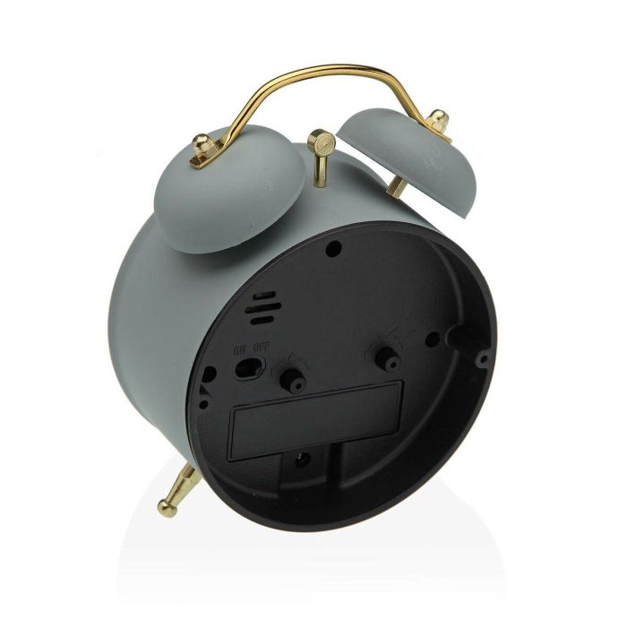 Reloj Despertador Gris Versa 9.7 cm - Minimal, Metal (2 Unidades) 1 Reloj Despertador Gris Versa 9.7 cm - Minimal, Metal (2 Unidades) 1