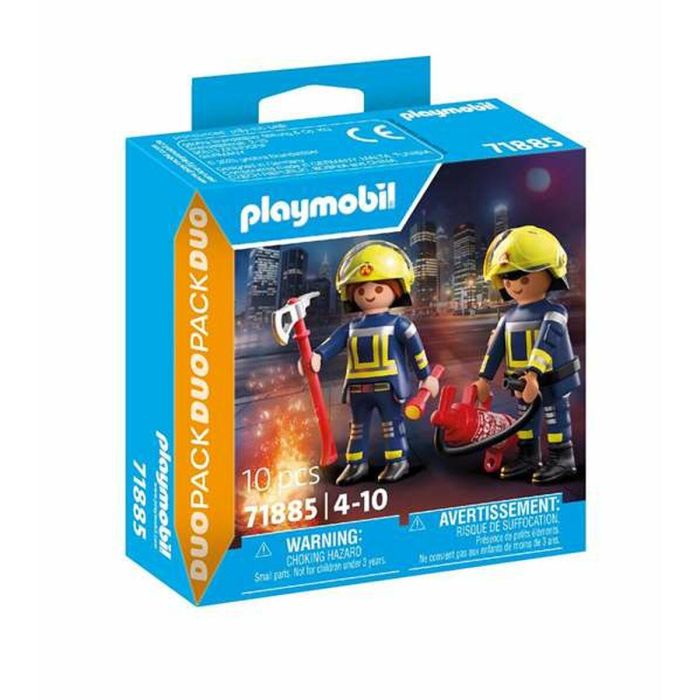 Playmobil Set de Bomberos con 2 Figuras, Hacha, Linterna y Extintor. Edad +3 años. 0 Playmobil Set de Bomberos con 2 Figuras, Hacha, Linterna y Extintor. Edad +3 años. 0