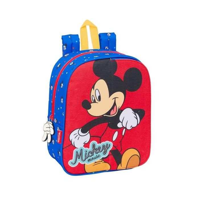 Mochila Escolar Mickey Mouse Clubhouse Good day Azul 22 x 27 x 10 cm 3
