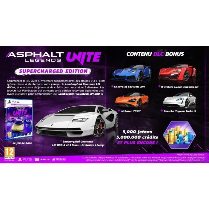 Asphalt Legends Unite - Juego de PS5 - Edición sobrealimentada 1 Asphalt Legends Unite - Juego de PS5 - Edición sobrealimentada 1