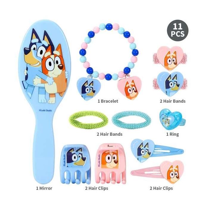 Set de belleza caja accesorios bluey 1 Set de belleza caja accesorios bluey 1