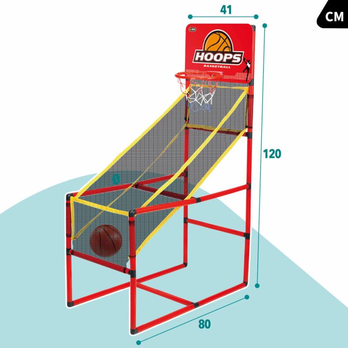 Canasta de Baloncesto Colorbaby 41 x 120 x 80 cm (2 Unidades) 3 Canasta de Baloncesto Colorbaby 41 x 120 x 80 cm (2 Unidades) 3