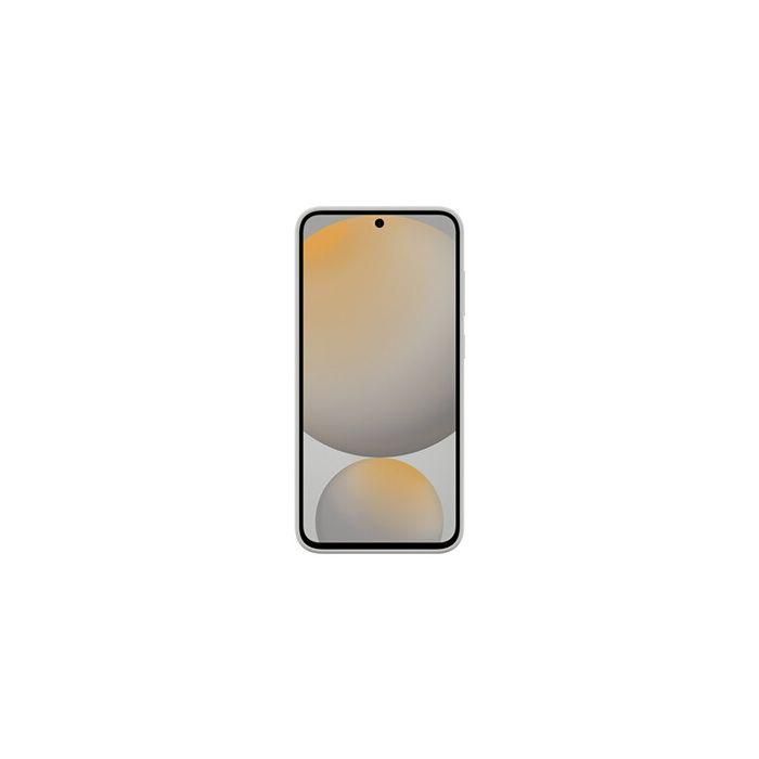Funda de silicona con correa para Samsung Galaxy S24 FE Gris 2