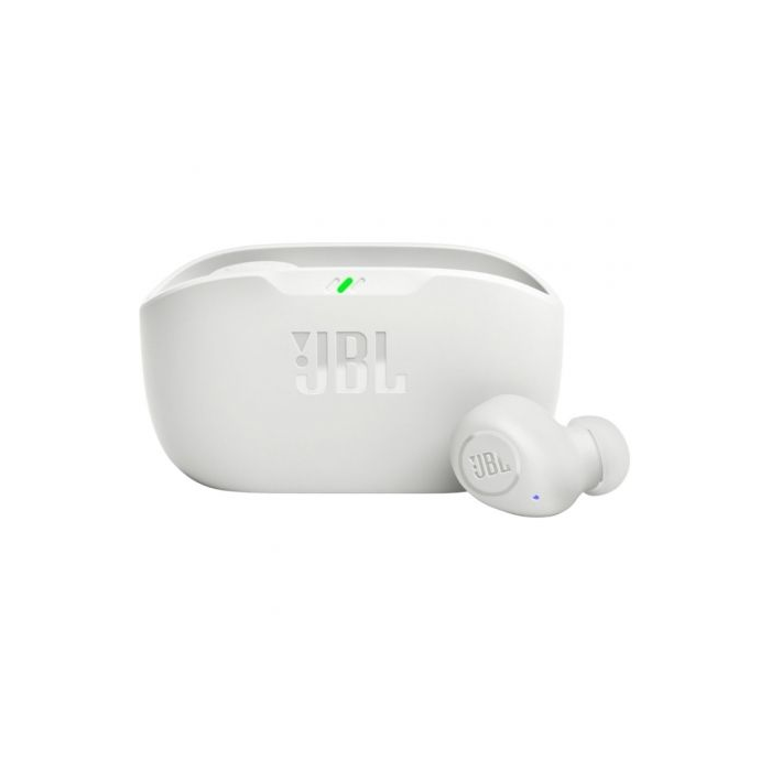 Auriculares Bluetooth JBL Wave Buds con estuche de carga/ Autonomía 8h/ Blancos Auriculares Bluetooth JBL Wave Buds con estuche de carga/ Autonomía 8h/ Blancos