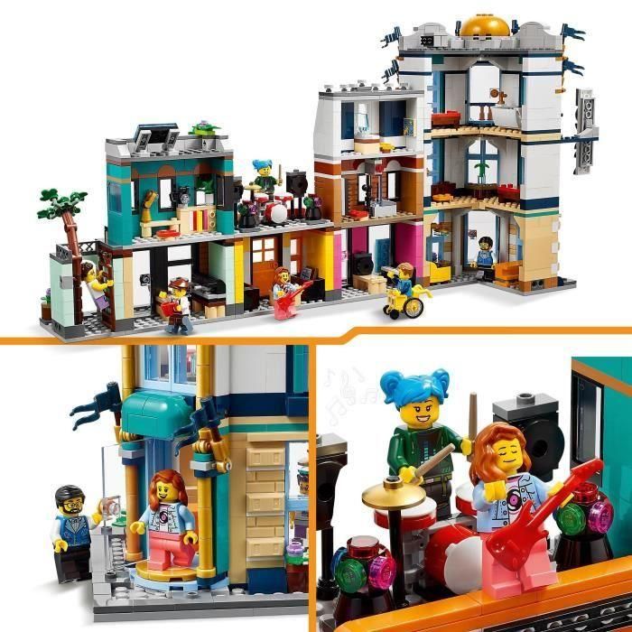 LEGO Creator 31141 The High Street, Juguete de Construcción con Rascacielos y Market Street, Idea de Regalo 2 LEGO Creator 31141 The High Street, Juguete de Construcción con Rascacielos y Market Street, Idea de Regalo 2