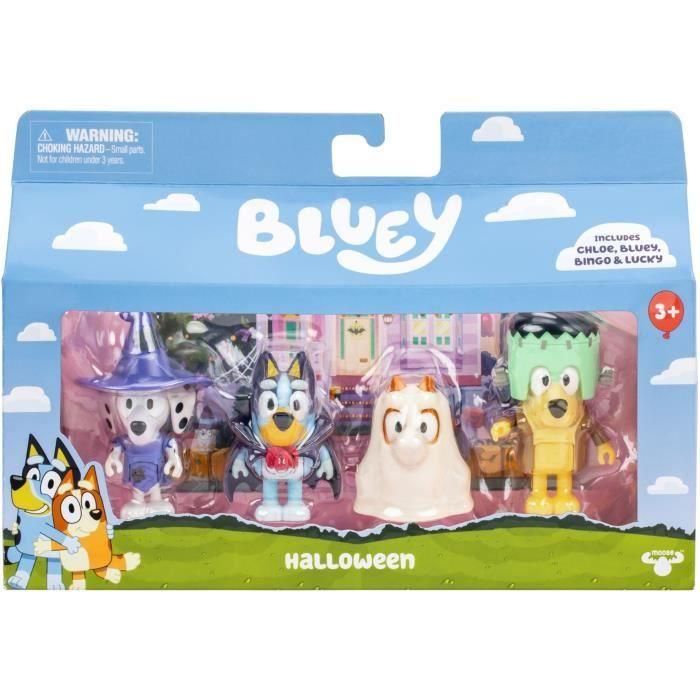 Caja de figuras articuladas - BLUEY - Disfraces - 4 figuras articuladas - Accesorios incluidos 5 Caja de figuras articuladas - BLUEY - Disfraces - 4 figuras articuladas - Accesorios incluidos 5