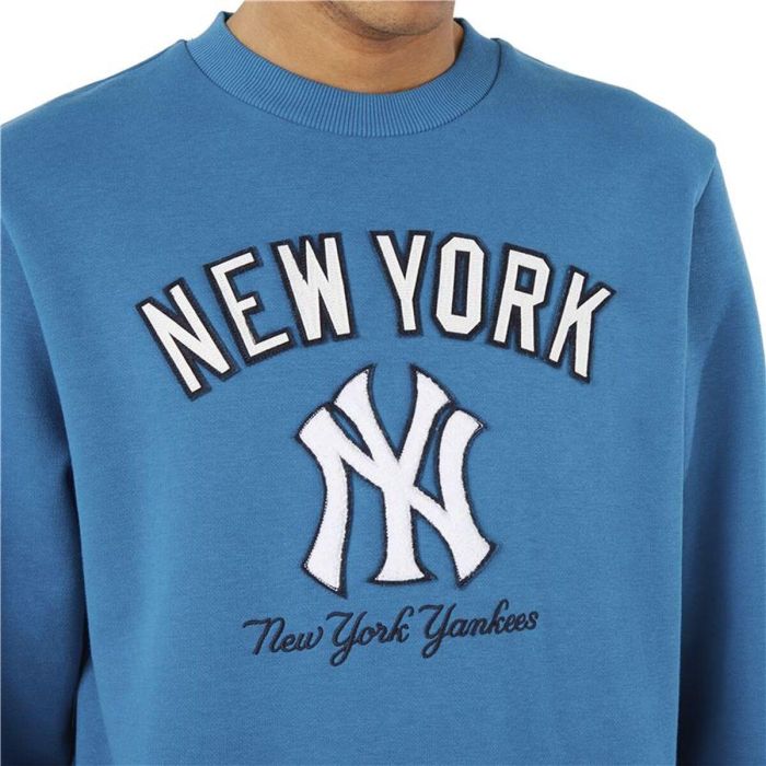 Sudadera sin Capucha Hombre New Era MLB Heritage New York Yankees Azul 3