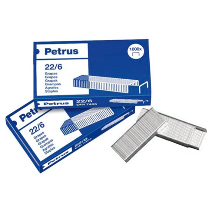 Petrus Grapas 22/6 Galvanizada Caja 1000 Unidades 3