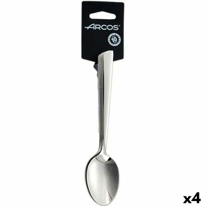 Set de cucharas de postre Arcos Toscana Plateado Acero Inoxidable (4 Unidades) 0 Set de cucharas de postre Arcos Toscana Plateado Acero Inoxidable (4 Unidades) 0