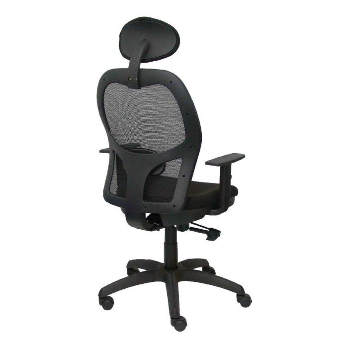 Silla de Oficina con Cabecero Jorquera Piqueras y Crespo I840CTK Negro 1 Silla de Oficina con Cabecero Jorquera Piqueras y Crespo I840CTK Negro 1