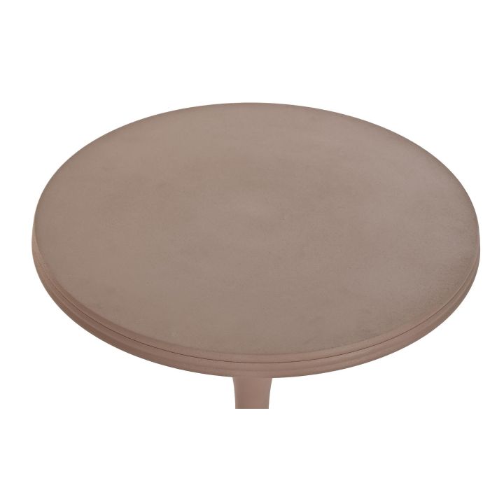 DKD Home Decor Mesita Auxiliar Urban de Diseño Moderno para Salón o Dormitorio con Estructura de Aluminio Rosa Palo y Medidas de 40x40x50 cm 1 DKD Home Decor Mesita Auxiliar Urban de Diseño Moderno para Salón o Dormitorio con Estructura de Aluminio Rosa Palo y Medidas de 40x40x50 cm 1