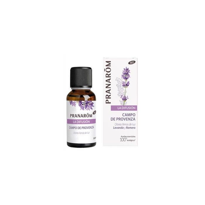 Pranarôm LA DIFUSION Campo de Provenza - Mezcla Aceites Esenciales Ecológicos para Aromaterapia, Difusor y Bienestar 30 ml Pranarôm LA DIFUSION Campo de Provenza - Mezcla Aceites Esenciales Ecológicos para Aromaterapia, Difusor y Bienestar 30 ml