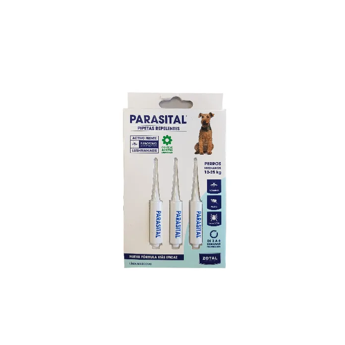Zotal Parasital Pipetas para Perro Mediano, Blister 3x3 mL