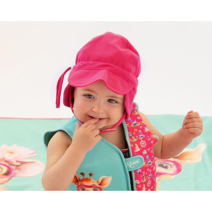 Gorro de Bebé Protección Upf 50+ Fucsia 1 Gorro de Bebé Protección Upf 50+ Fucsia 1
