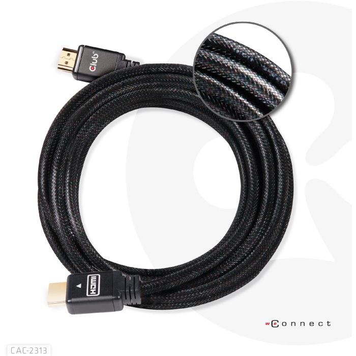 Club3D Cable HDMI 2.0 RedMere 4K60Hz UHD 10m Macho/Macho, 3D 18 Gbit/s para Vídeo y Sonido 4 Club3D Cable HDMI 2.0 RedMere 4K60Hz UHD 10m Macho/Macho, 3D 18 Gbit/s para Vídeo y Sonido 4