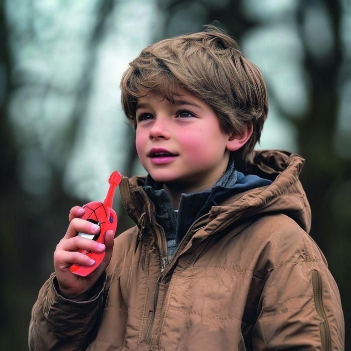 Lexibook Tw18Sp Walkie Talkies 3D Spiderman para Niños +3 Años, Alcance 500 Metros, Fácil Uso 3