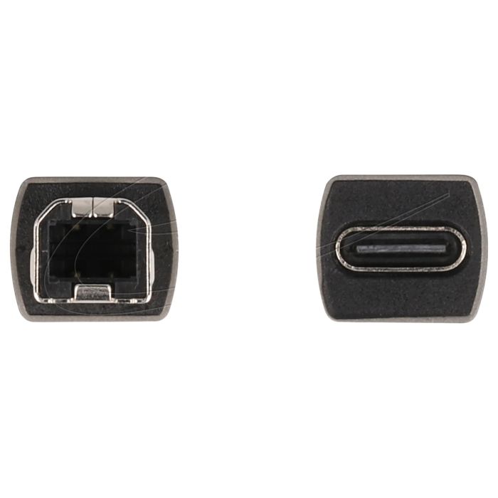 DeLOCK Adaptador USB 2.0 Tipo C Hembra a Tipo B Macho, Conectores USB-C a USB-B, Aluminio Antracita 1 DeLOCK Adaptador USB 2.0 Tipo C Hembra a Tipo B Macho, Conectores USB-C a USB-B, Aluminio Antracita 1