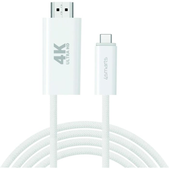4smarts USB-C auf HDMI Kabel PD 2m. wei 0 4smarts USB-C auf HDMI Kabel PD 2m. wei 0