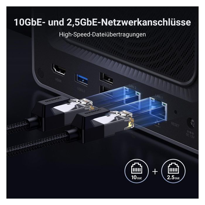 Ugreen NASync DXP4800 Plus NAS Escritorio Intel Pentium Gold 8505 8 GB DDR5 3