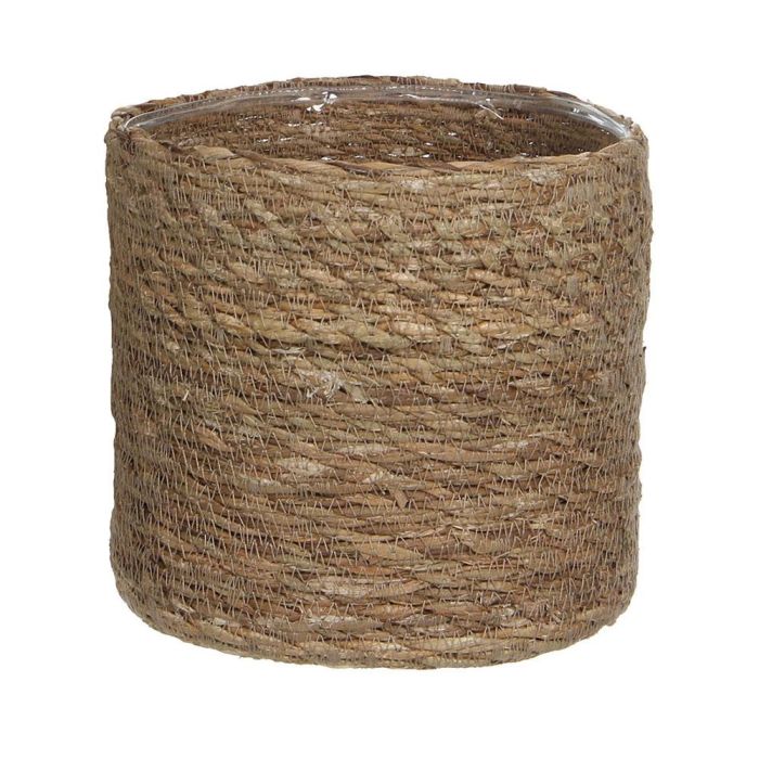Mica Decorations Cesta de mimbre modelo Atlántic para plantas y almacenaje, Ø16 x 16 cm