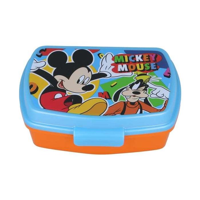 Sandwichera Safta Escolar 170x133x56 mm Mickey Mouse Happy Smiles 2 Sandwichera Safta Escolar 170x133x56 mm Mickey Mouse Happy Smiles 2
