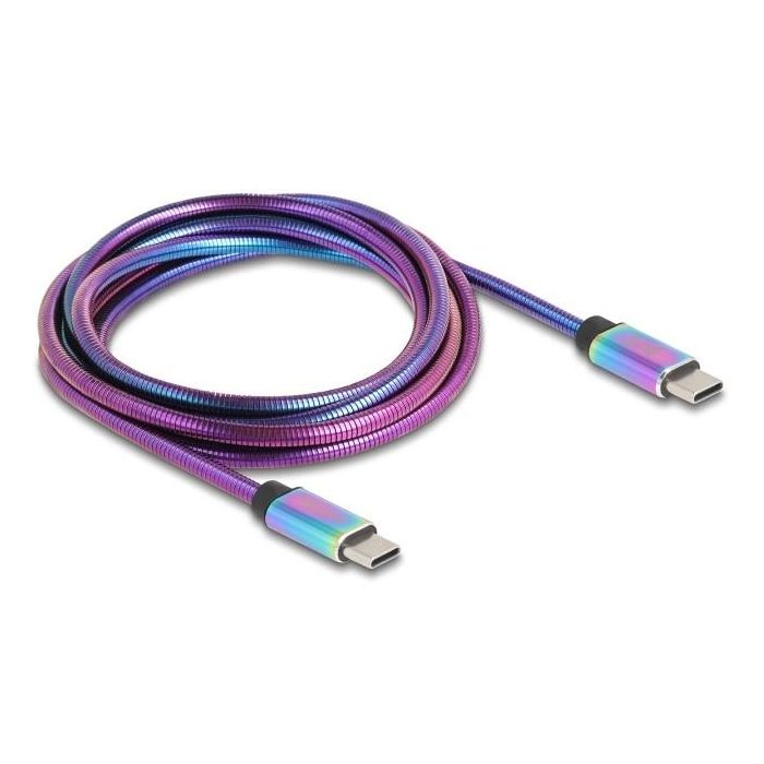 DELOCK USB-C 2.0 Kabel Stecker zu Stecker PD 3.0 60W 2m 2 DELOCK USB-C 2.0 Kabel Stecker zu Stecker PD 3.0 60W 2m 2
