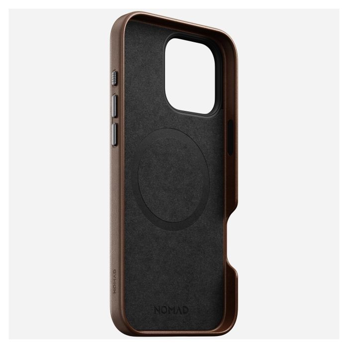 Nomad Funda Leather Case para Apple iPhone 16 Pro Max (6.9") - Cuero Tradicional Marrón - Compatible con MagSafe - NM01389385 4 Nomad Funda Leather Case para Apple iPhone 16 Pro Max (6.9") - Cuero Tradicional Marrón - Compatible con MagSafe - NM01389385 4