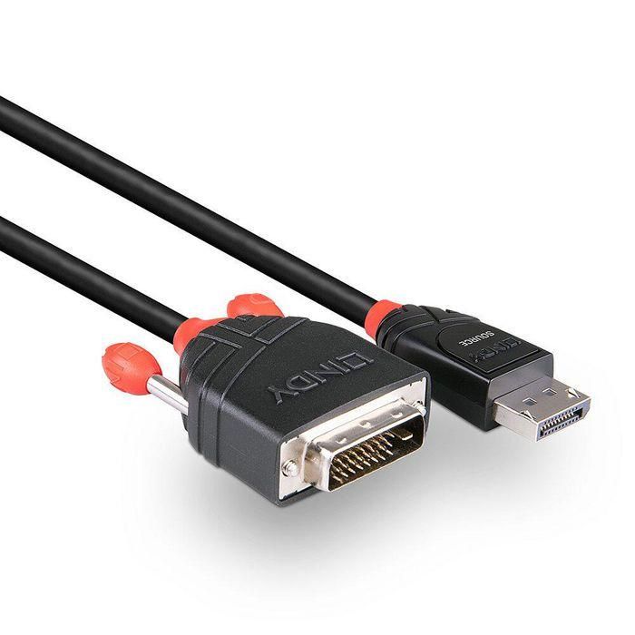 Adaptador DisplayPort a DVI LINDY 41490 2 Adaptador DisplayPort a DVI LINDY 41490 2