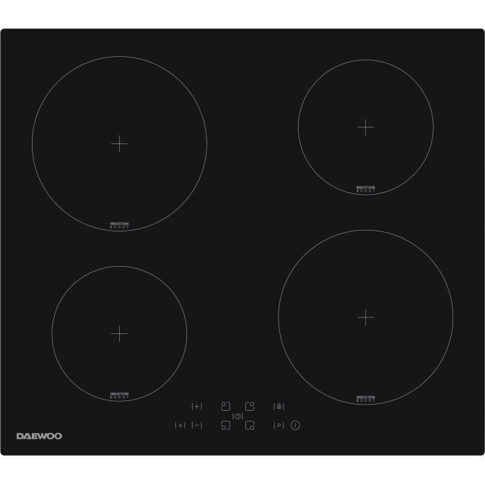 DAEWOO BH6ITF37BNM Placa de inducción 4 fuegos 60 cm Negro