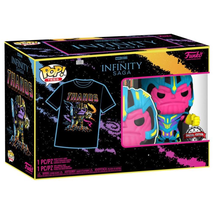 Set figura POP & Tee Marvel Infinity Saga Thanos Exclusive 4