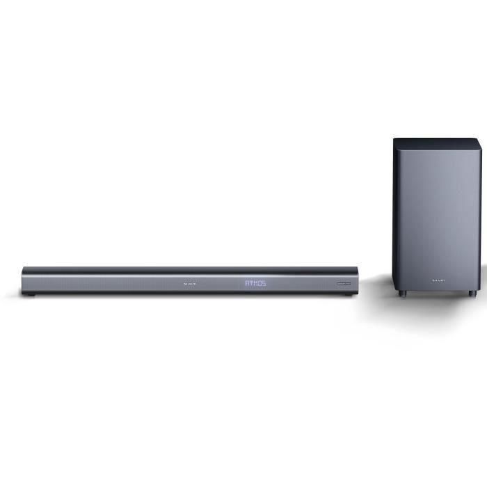 Barra de sonido de 3.1 canales con Dolby Atmos - SHARP HT-SBW460 - Bluetooth 4.2 - Gris