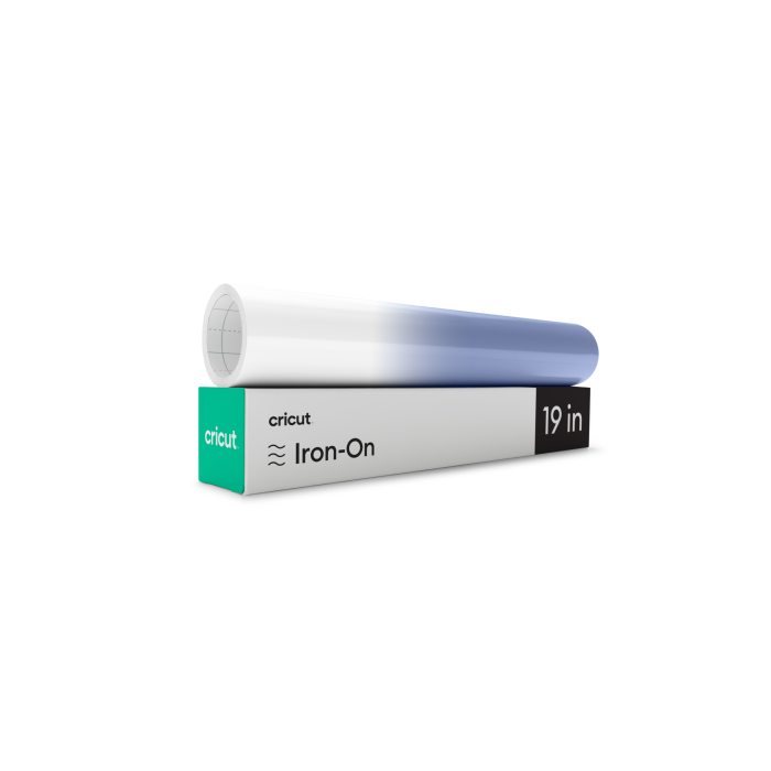 Cricut 2010177 Rollo de Vinilo de Termotransferencia Liso, Azul y Blanco, 305mm x 610mm, Compatible con Cricut Maker y Explore Cricut 2010177 Rollo de Vinilo de Termotransferencia Liso, Azul y Blanco, 305mm x 610mm, Compatible con Cricut Maker y Explore