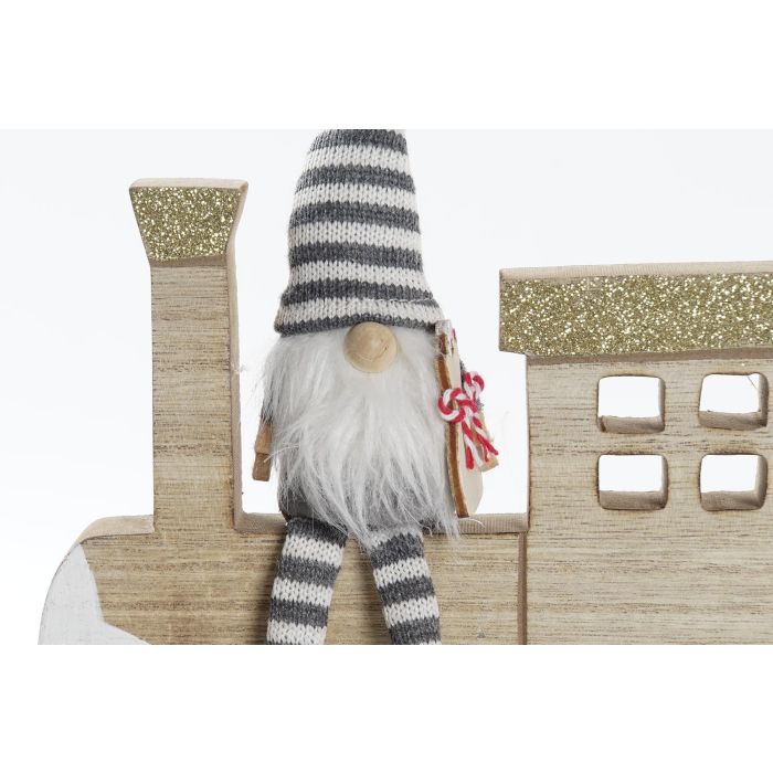 DKD Home Decor Decoración Navidad Tradicional Surtido Tren y Gnomo Pack 6 Unidades, Materiales MDF y Poliéster, Gris, Rojo, Natural 1 DKD Home Decor Decoración Navidad Tradicional Surtido Tren y Gnomo Pack 6 Unidades, Materiales MDF y Poliéster, Gris, Rojo, Natural 1