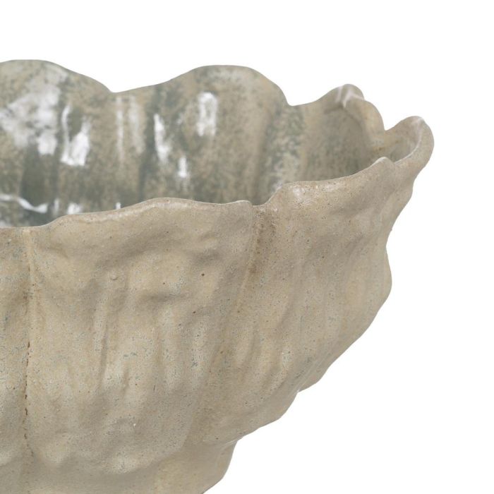 Centro Mesa Verde Cerámica Decoración 42 X 42 X 19 cm