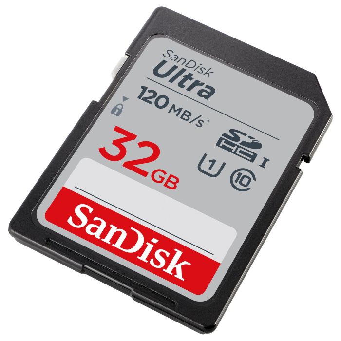 SanDisk Tarjeta de Memoria Ultra SDHC 32GB Class 10 UHS-I Velocidad de Lectura 120 MB/s 1