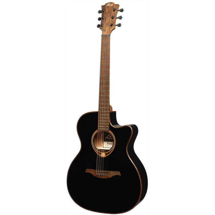 LAG Guitarra Acústica Auditorium Cutaway Tramontane 118 A/E Electroacústica Negra 2
